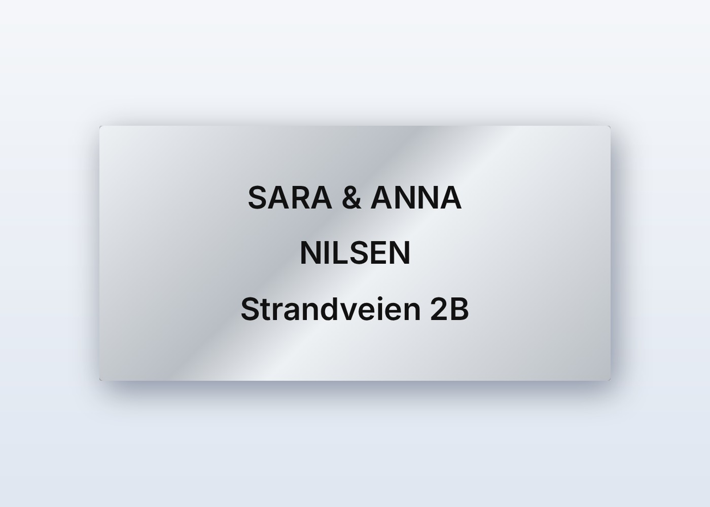 Postkasseskilt